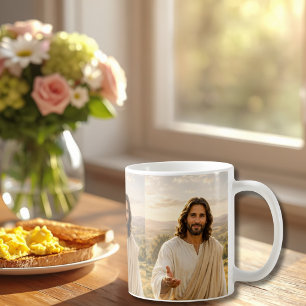 Mug Portrait de Jésus Cadeau Chrétien Inspirant