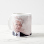 Mug Portrait de Joe Biden en aquarelle (Devant gauche)