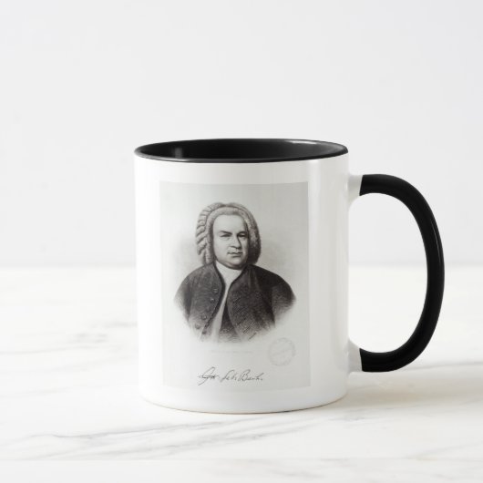 Mug Portrait de Johann Sebastian Bach (Droite)