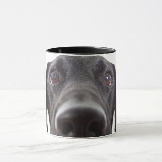 Mug Portrait de la collection Black Labrador (Centre)