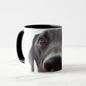 Mug Portrait de la collection Black Labrador (Devant gauche)