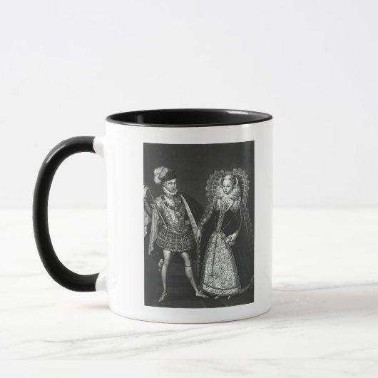 Mug Portrait de la reine de Mary des Ecossais (Gauche)