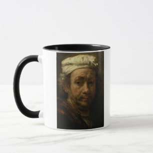 Mug Portrait de l'artiste à son chevalet, détail de