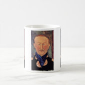 Mug Portrait de Léon Bakst par Modigliani Amedeo (Centre)