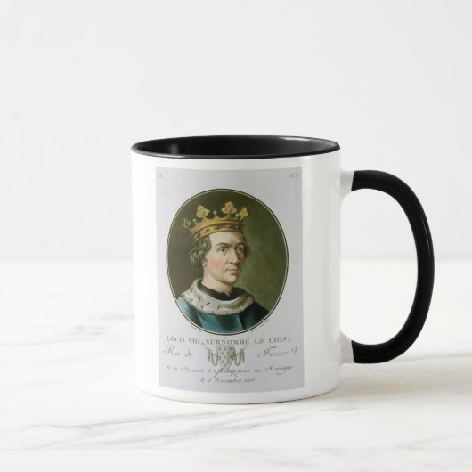 Mug Portrait de Louis VIII, appelé "Le Lion", roi de (Droite)