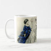 Mug Portrait de mariage victorien antique de la mariée (Gauche)