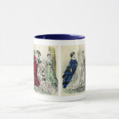 Mug Portrait de mariage victorien antique de la mariée (Centre)