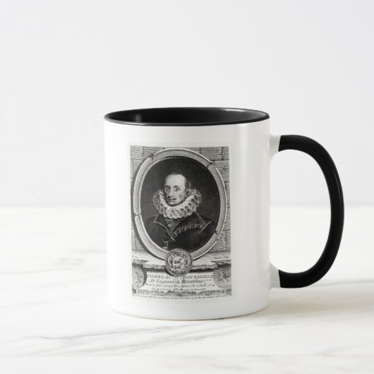 Mug Portrait de médaillon de Pierre de Bourdeille (Droite)