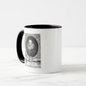 Mug Portrait de médaillon de Pierre de Bourdeille (Devant gauche)