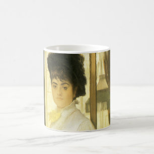 Mug Portrait de Miss Lloyd par Tissot, Portrait Vintag