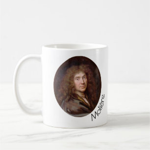 Mug Portrait de Molière par Pierre Mignard (vers 1658)