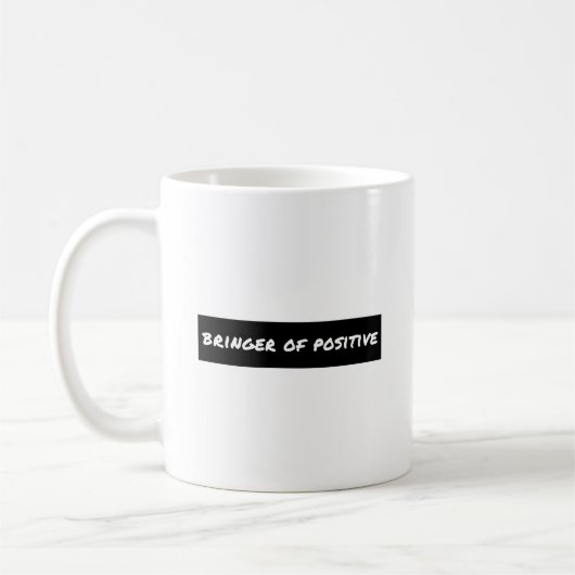 Mug Portrait de motivation positive (Gauche)