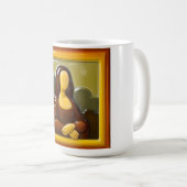Mug Portrait de musée fantaisiste (Devant droit)