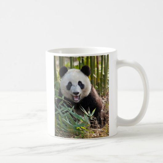 Mug Portrait de panda souriant (Droite)