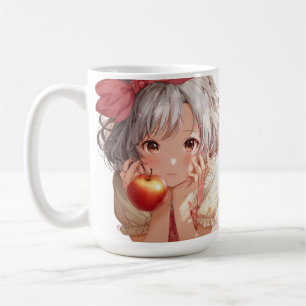 Mug portrait de personnage d'anime moe mignon