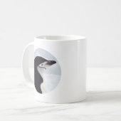 Mug Portrait de pingouin de jugulaire (Devant gauche)