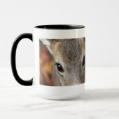 Mug Portrait de plan rapproché de faon de cerfs (Gauche)