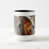 Mug Portrait de plan rapproché de faon de cerfs (Centre)