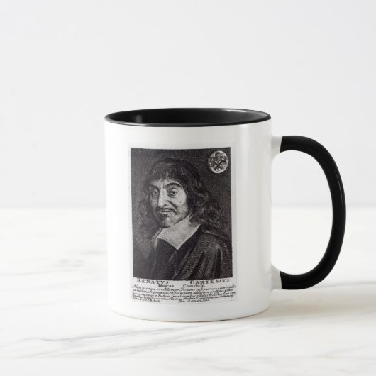 Mug Portrait de Rene Descartes (Droite)