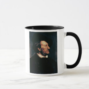 Mug Portrait de Richard Wagner (1813-83) (huile sur le
