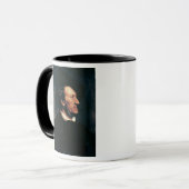 Mug Portrait de Richard Wagner (1813-83) (huile sur le (Devant gauche)