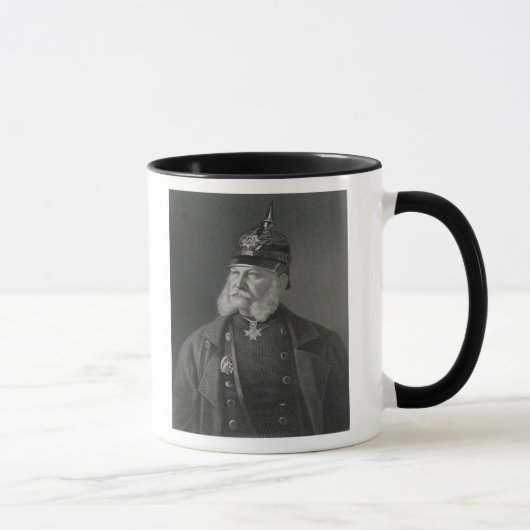 Mug Portrait de roi de William I de la Prusse (Droite)