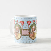 Mug Portrait de Saint-Rose revêtu de Rose (M 024a) (Devant gauche)