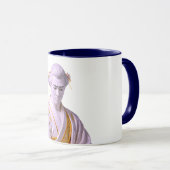 Mug Portrait de Samouraï Japonais (Devant droit)