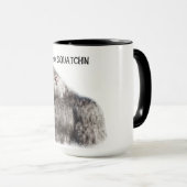 MUG PORTRAIT DE SASQUATCH BIGFOOT (Devant droit)