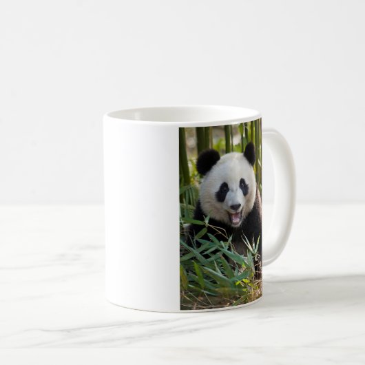 Mug Portrait de Smiling Panda (Devant droit)
