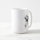 Mug Portrait de souris mûre (Devant droit)