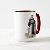 Mug Portrait de St Bernard de Clairvaux (Devant droit)