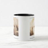 Mug Portrait de studio de labrador retriever jaune (Centre)