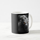 Mug Portrait de tête de dragon féroce (Devant droit)