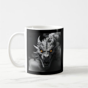 Mug Portrait de tête de dragon féroce