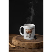 Mug Portrait de vache de ferme rustique