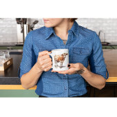 Mug Portrait de vache de ferme rustique