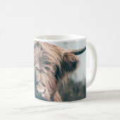 Mug Portrait de vache Highland (Devant droit)