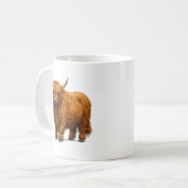 Mug Portrait de vache Highland hirsute (Devant gauche)