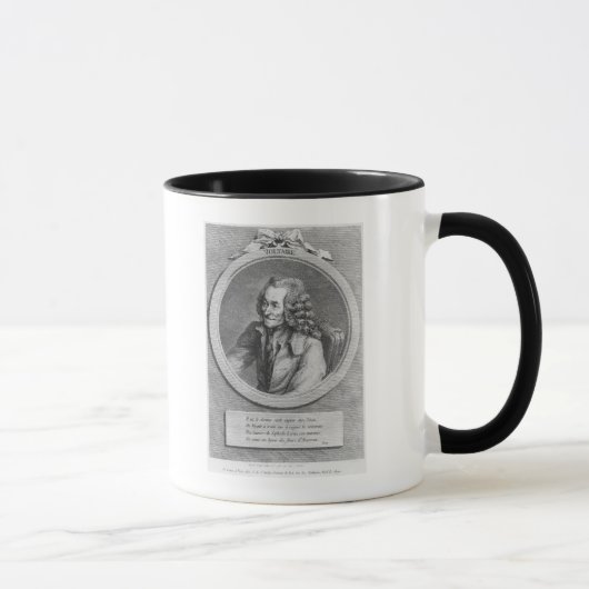 Mug Portrait de Voltaire, d'un dessin (Droite)