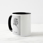 Mug Portrait de Wolfgang Amadeus Mozart (Devant gauche)