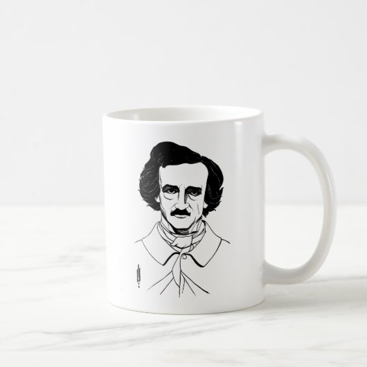 Mug Portrait d'Edgar Allan Poe (Droite)