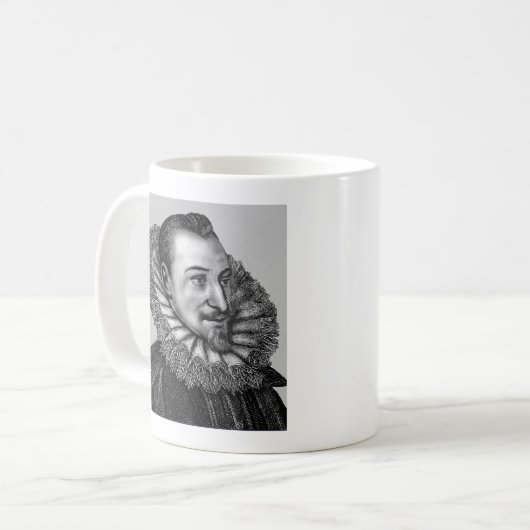 Mug Portrait d'Edmund Spenser et citation (Devant gauche)