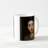 Mug Portrait d'élégance de geisha (Devant droit)