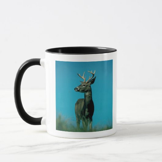 Mug Portrait des cerfs communs (Gauche)