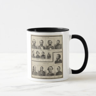 Mug Portrait d'hommes militaires, Minnesota