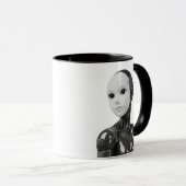 Mug Portrait d'humanoïde Android (Devant droit)
