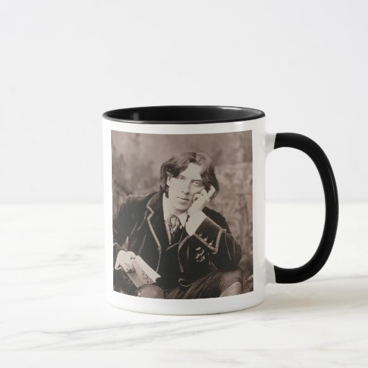 Mug Portrait d'Oscar Wilde (1854-1900), 1882 (pho de (Droite)
