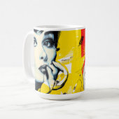 Mug Portrait double art pop (Devant gauche)