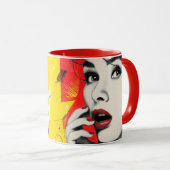 Mug Portrait double dans l'art pop  (Devant droit)